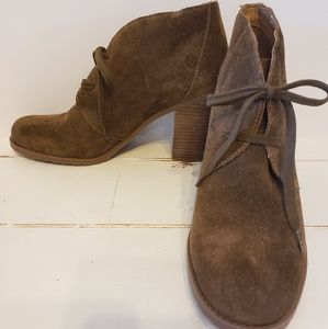 Franco Sorto brown suede size 11M booties